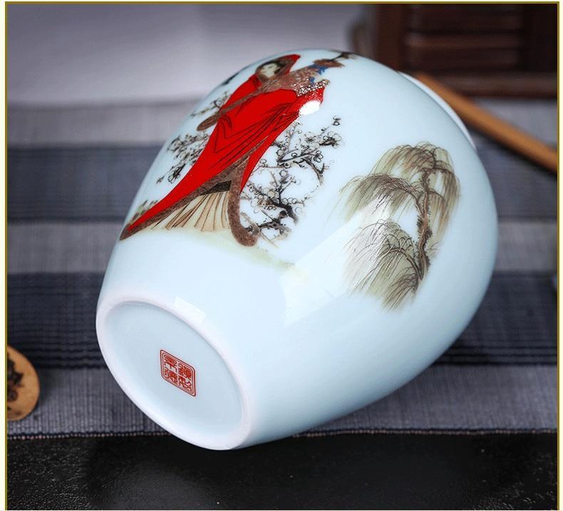 Four Beautiful Women Ceramic Big Tea