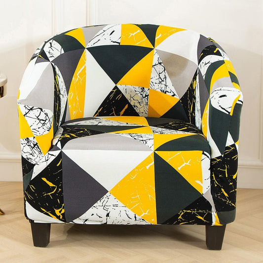 Elastic Sofa Cover Geometric Armchair