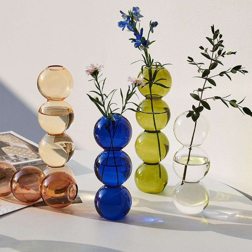 Glass Vase Nordic Home Decor Living Room vase