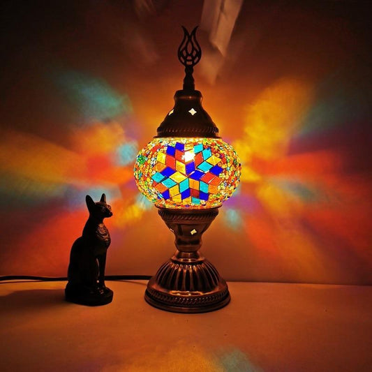 Handmade Table Lamp Turkish Stained Glass