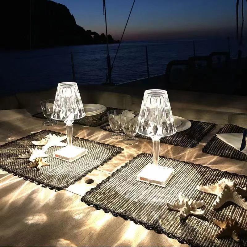 Rechargeable Night Light USB Crystal