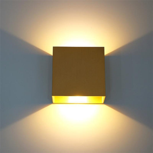 Square 6W LED Indoor Wall Lamp Modern
