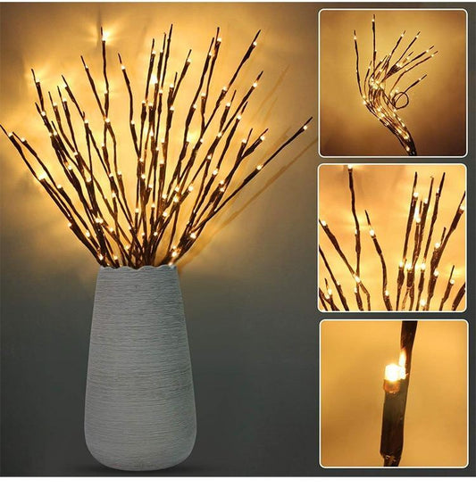 LED Willow Branch Lights Lamp Natural