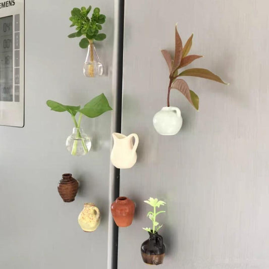 Mini Ceramics Vase Fridge Magnet